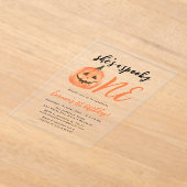 Eerste verjaardagsfeestje van de Spookster Acryl Uitnodigingen (Laagn)