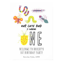 Eerste verjaardagsfeestje van Little Bugs