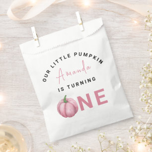 Eerste verjaardagsfeestje van Little Pumpkin Bedankzakje
