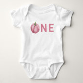 Eerste verjaardagsfeestje van Little Pumpkin  Romper (Voorkant)