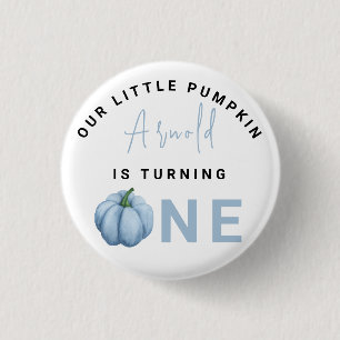 Eerste verjaardagsfeestje van Little Pumpkin  Ronde Button 3,2 Cm