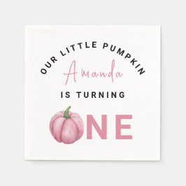 Eerste verjaardagsfeestje van Little Pumpkin  Servet