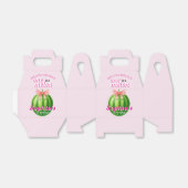 Eerste verjaardagsfeestje van Sweet Melon Bedankdoosjes (Uitgevouwen)