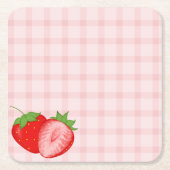 Eerste verjaardagsfeestje voor Berry Kartonnen Onderzetters (Voorkant)