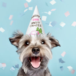 Eerste verjaardagsfeestje voor kleine meisjes één  feesthoedjes
