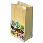Eerste verjaardagsfeestje voor Kleine Sterren Klein Cadeauzakje (Achterkant Gekanteld)