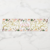 Eerste verjaardagsfeestje waterlabels, Boho Waterfles Etiket (Enkel label)