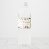 Eerste verjaardagsfeestje waterlabels, Boho Waterfles Etiket (Voorkant)