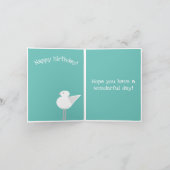 Eerste verjaardagskaart kaart (Binnen)