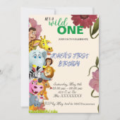 Eerste verjaardagskaart save the date (Voorkant)