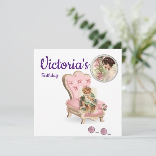 Eerste verjaardagskaart uitnodiging Wild One (Staand voorkant)