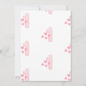 Eerste verjaardagsthema Valentijn Kaart (Achterkant)