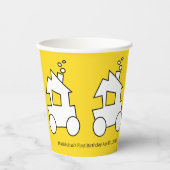 Eerste verjaardagstreinfeest papieren bekers (Voorkant)