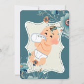 Eerste verjaardagsuitnodigingen Fairy, ,Digital In Kaart (Achterkant)