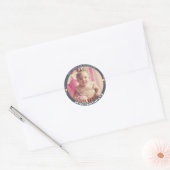 Eerste Verjaardagsvreugde: Classic Ronde Sticker (Envelop)