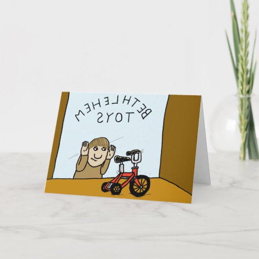 Eerste Verleiding Feestdagen Kaart (Voorkant)