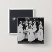 Eerste verpleegkundigen uit de wereldoorlog met St Vierkante Button 5,1 Cm (Voorkant /achterkant)