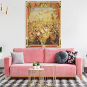 Eerste verschijning van William Shakespeare (1564- Canvas Afdruk (Insitu (Woonkamer))