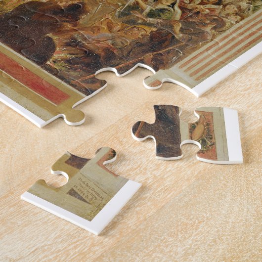 Eerste verschijning van William Shakespeare (1564- Legpuzzel (Zijkant)