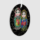 Eerste versiering van de Russische Dolls Kerstbaby Ornament (voorkant)
