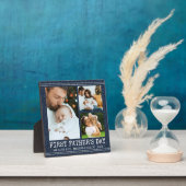 EERSTE VERVANGENDE DAG 3 Foto Collage Faux Denim Fotoplaat (Insitu)