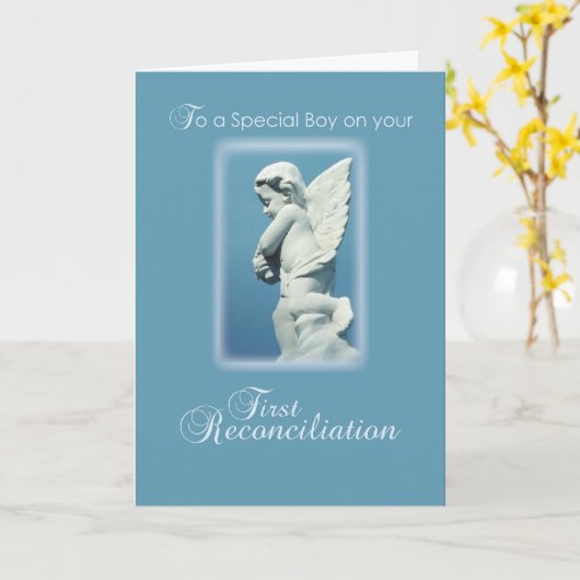 Eerste Verzoenings Kaart voor Katholiek Jongen, An (Gele Bloem)