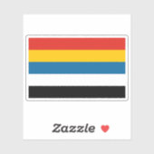Eerste vlag van China (1912-1928) Sticker (Vel)