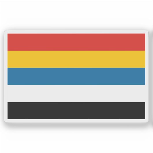 Eerste vlag van China (1912-1928) Sticker (Voorkant)