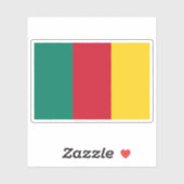 Eerste vlag van Kameroen (1960-1961) Sticker (Vel)