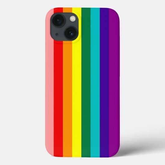 Eerste vlag voor regenboogpride Case-Mate iPhone case (Achterkant)
