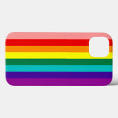 Eerste vlag voor regenboogpride Case-Mate iPhone case (Achterkant (horizontaal))