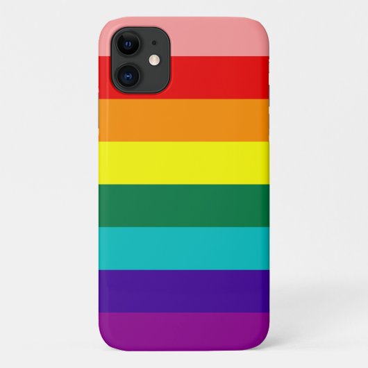 Eerste vlag voor regenboogpride Case-Mate iPhone case (Achterkant)