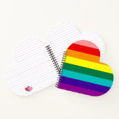 Eerste vlag voor regenboogpride notitieboek (Binnen)