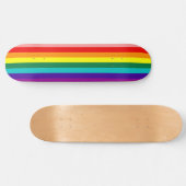 Eerste vlag voor regenboogpride persoonlijk skateboard (Horizontaal)