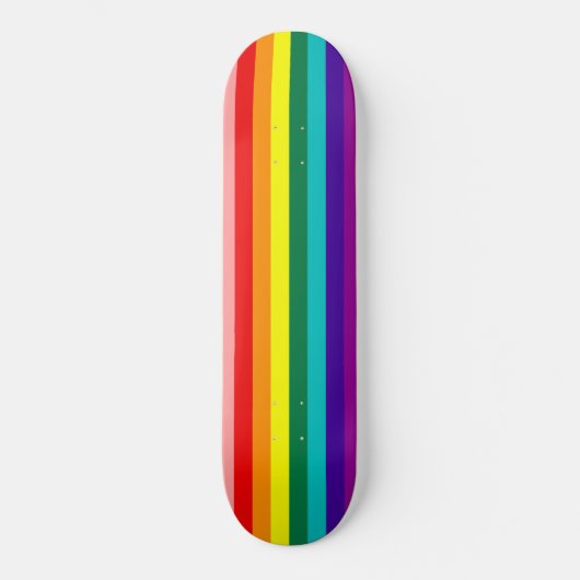 Eerste vlag voor regenboogpride persoonlijk skateboard (Voorkant)
