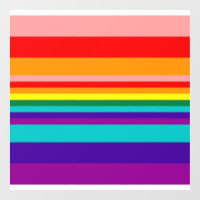 Eerste vlag voor regenboogpride