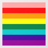 Eerste vlag voor regenboogpride