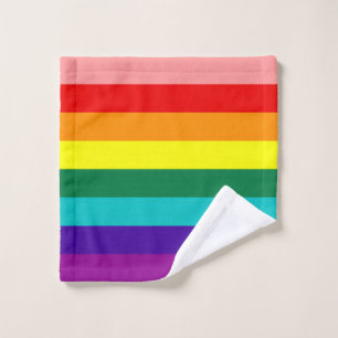 Eerste vlag voor regenboogpride washandje
