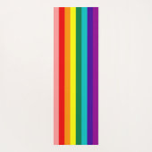 Eerste vlag voor regenboogpride yogamat (Achterkant)