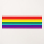 Eerste vlag voor regenboogpride yogamat (Voorkant (horizontaal))