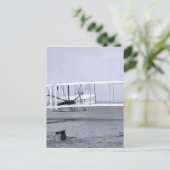 Eerste vliegtuig van de gebroeders Wright in 1903 Briefkaart (Staand voorkant)