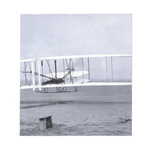 Eerste vliegtuig van de gebroeders Wright in 1903 Notitieblok