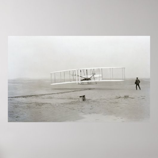 EERSTE VLIEGTUIG VLUCHT - Wright Bros 1903 Poster (Voorkant)