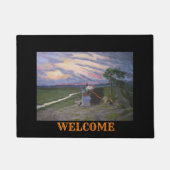 "Eerste vlucht!" Deurmat (Voorkant)