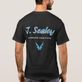 Eerste vlucht - J Sealey T-shirt (Achterkant)