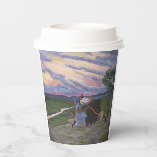 Eerste vlucht! papieren bekers (Achterkant)