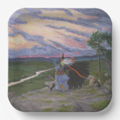 Eerste vlucht papieren bordje (Voorkant)