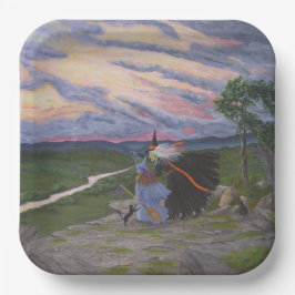 Eerste vlucht papieren bordje