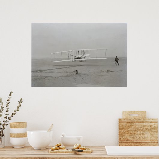 Eerste vlucht poster (Keuken)