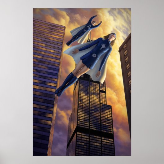 Eerste vlucht poster (Voorkant)